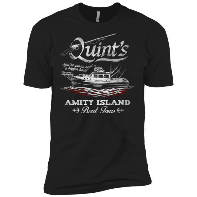 T-Shirts Black / X-Small Quints Boat Tours Men's Premium T-Shirt