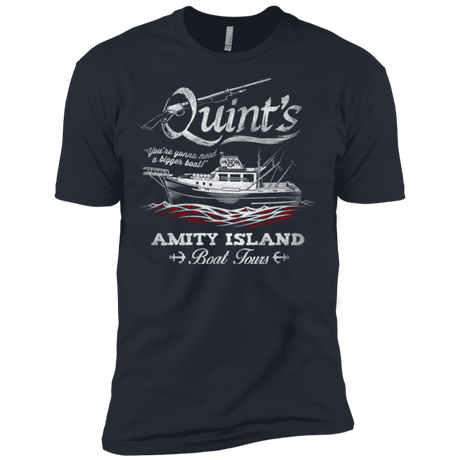 T-Shirts Indigo / X-Small Quints Boat Tours Men's Premium T-Shirt