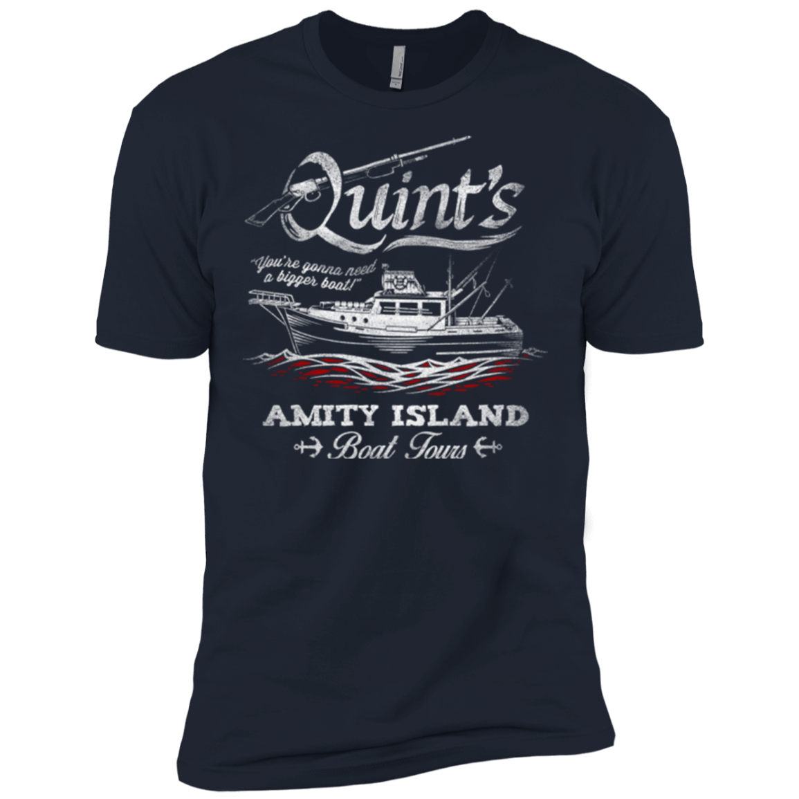 T-Shirts Midnight Navy / X-Small Quints Boat Tours Men's Premium T-Shirt