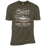T-Shirts Military Green / X-Small Quints Boat Tours Men's Premium T-Shirt