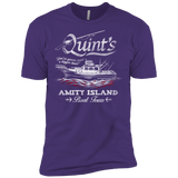T-Shirts Purple / X-Small Quints Boat Tours Men's Premium T-Shirt