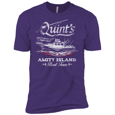 T-Shirts Purple / X-Small Quints Boat Tours Men's Premium T-Shirt
