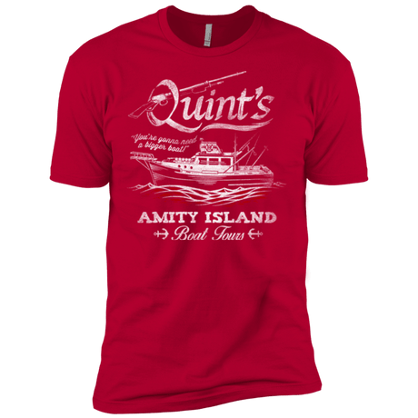 T-Shirts Red / X-Small Quints Boat Tours Men's Premium T-Shirt