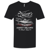 T-Shirts Black / X-Small Quints Boat Tours Men's Premium V-Neck