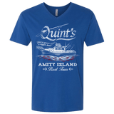 T-Shirts Royal / X-Small Quints Boat Tours Men's Premium V-Neck