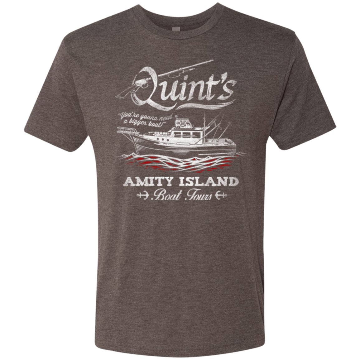 T-Shirts Macchiato / Small Quints Boat Tours Men's Triblend T-Shirt