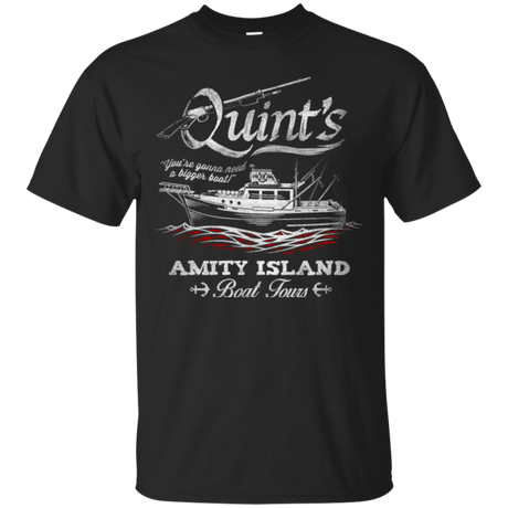 T-Shirts Black / Small Quints Boat Tours T-Shirt