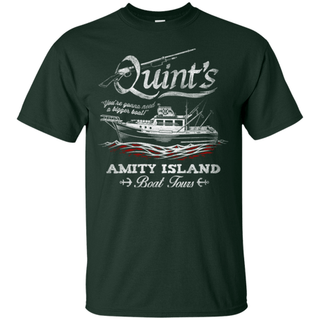 T-Shirts Forest Green / Small Quints Boat Tours T-Shirt