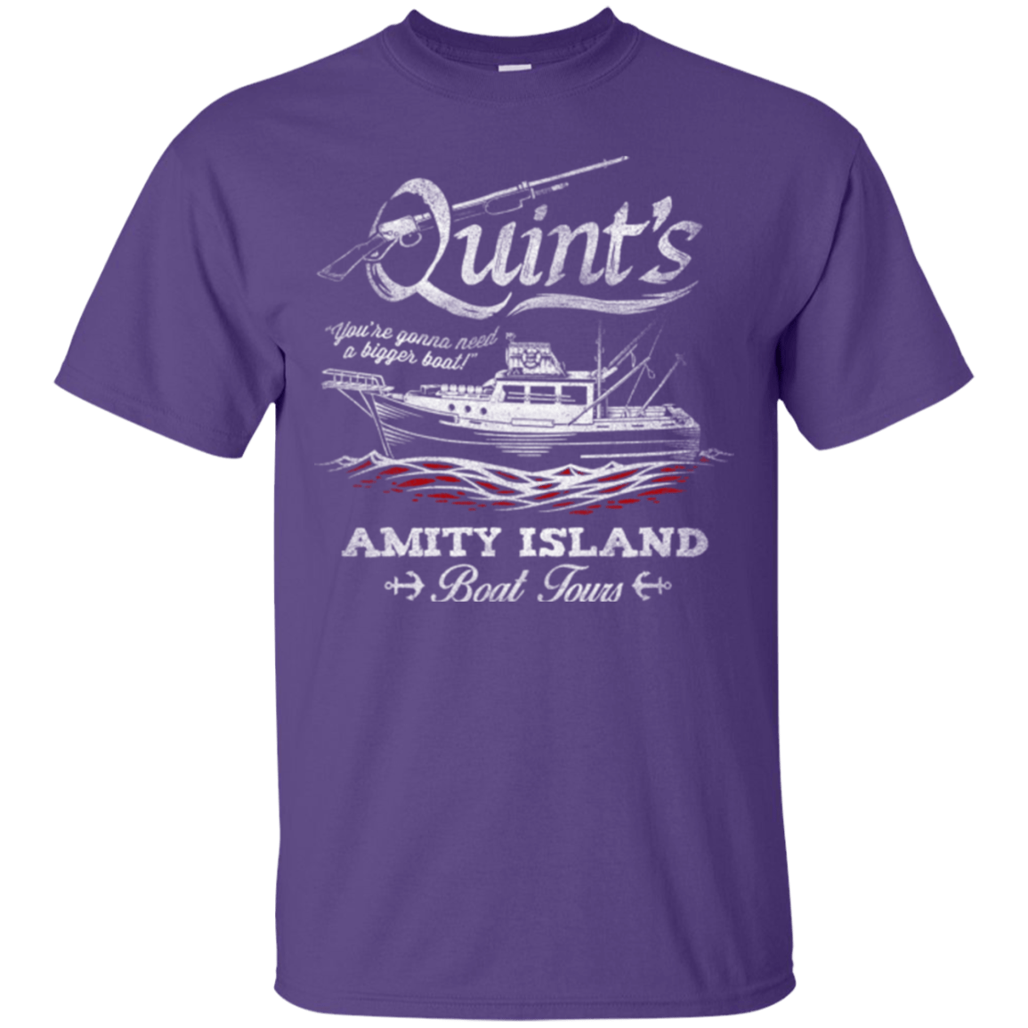 T-Shirts Purple / Small Quints Boat Tours T-Shirt