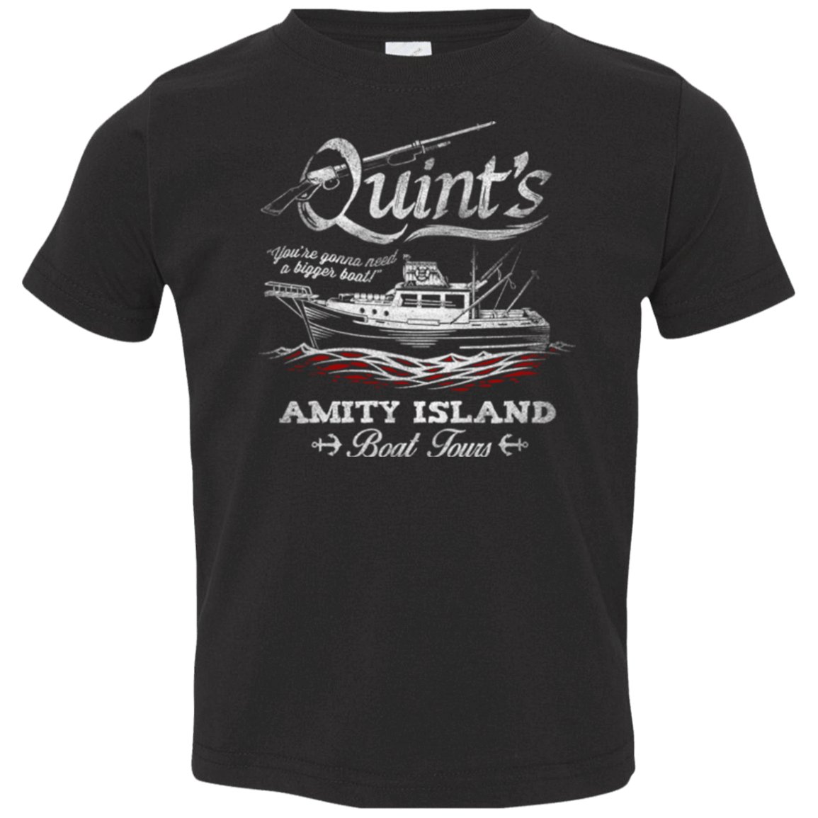 T-Shirts Black / 2T Quints Boat Tours Toddler Premium T-Shirt