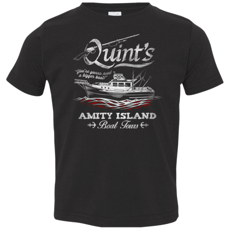 T-Shirts Black / 2T Quints Boat Tours Toddler Premium T-Shirt