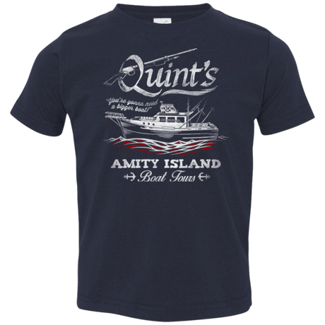 T-Shirts Navy / 2T Quints Boat Tours Toddler Premium T-Shirt