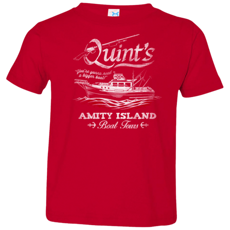 T-Shirts Red / 2T Quints Boat Tours Toddler Premium T-Shirt