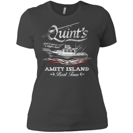 T-Shirts Heavy Metal / X-Small Quints Boat Tours Women's Premium T-Shirt