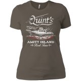 T-Shirts Warm Grey / X-Small Quints Boat Tours Women's Premium T-Shirt