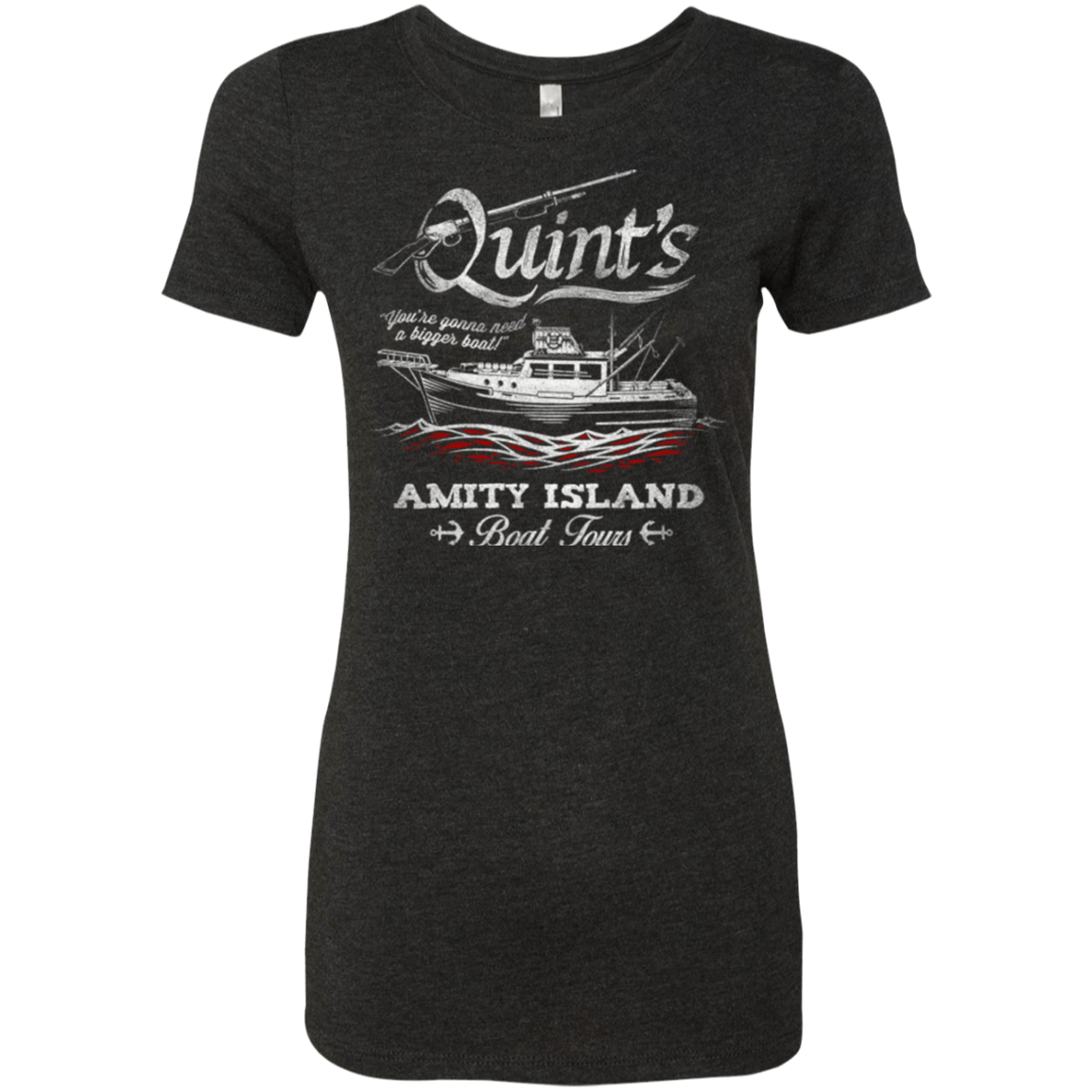 T-Shirts Vintage Black / Small Quints Boat Tours Women's Triblend T-Shirt