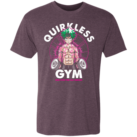 T-Shirts Vintage Purple / S Quirkless Gym Men's Triblend T-Shirt