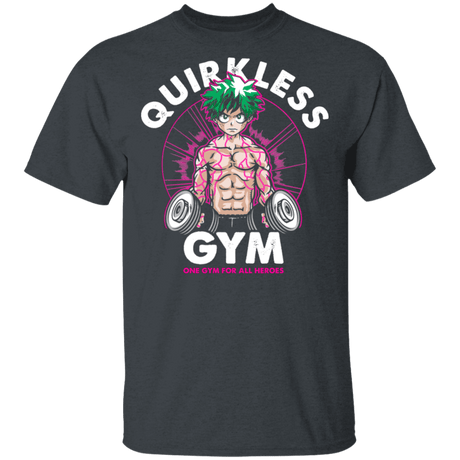 T-Shirts Dark Heather / S Quirkless Gym T-Shirt