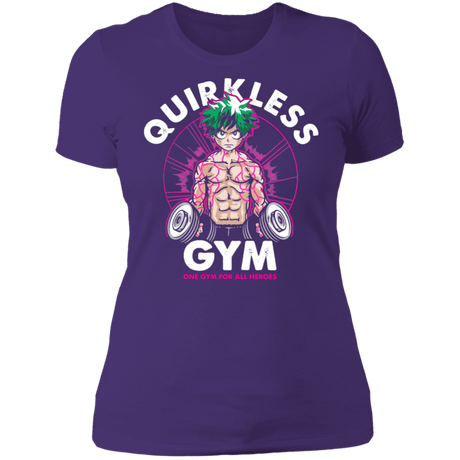 T-Shirts Purple Rush/ / S Quirkless Gym Women's Premium T-Shirt