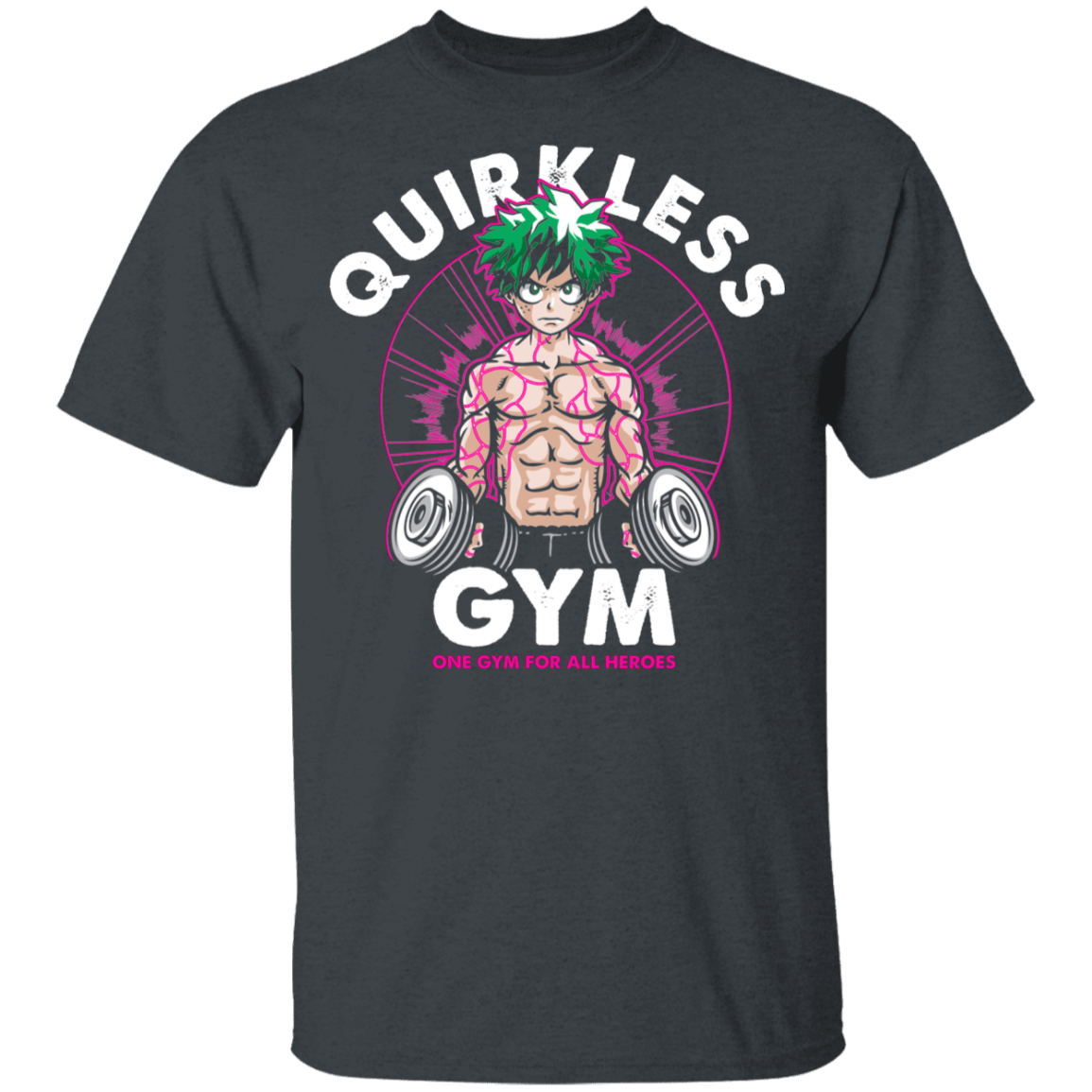 T-Shirts Dark Heather / YXS Quirkless Gym Youth T-Shirt