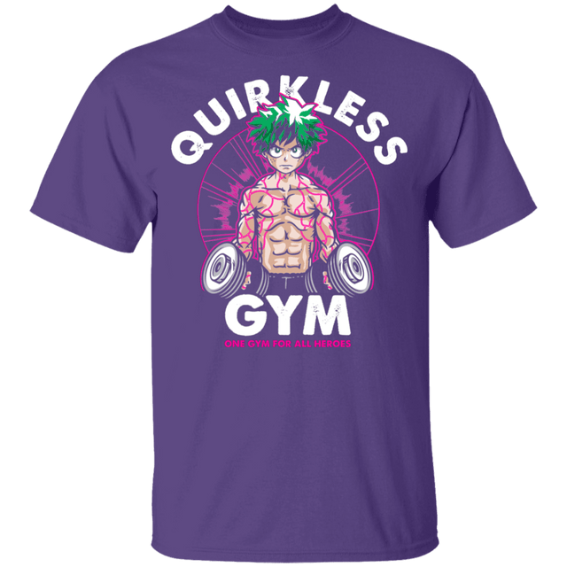T-Shirts Purple / YXS Quirkless Gym Youth T-Shirt