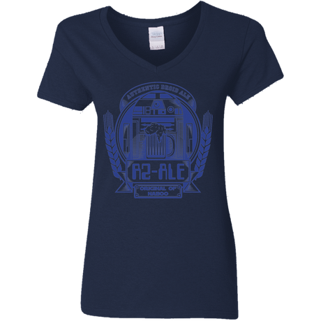 T-Shirts Navy / S R2 Ale Women's V-Neck T-Shirt