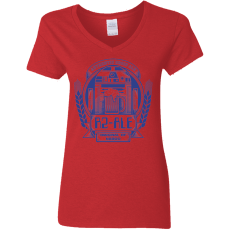 T-Shirts Red / S R2 Ale Women's V-Neck T-Shirt