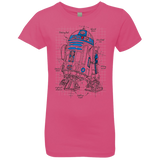 T-Shirts Hot Pink / YXS R2D2 Plan Girls Premium T-Shirt