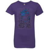 T-Shirts Purple Rush / YXS R2D2 Plan Girls Premium T-Shirt