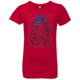 T-Shirts Red / YXS R2D2 Plan Girls Premium T-Shirt