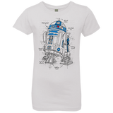 T-Shirts White / YXS R2D2 Plan Girls Premium T-Shirt