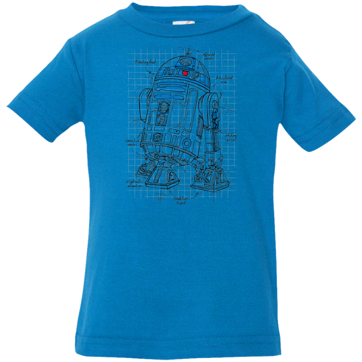 T-Shirts Cobalt / 6 Months R2D2 Plan Infant Premium T-Shirt