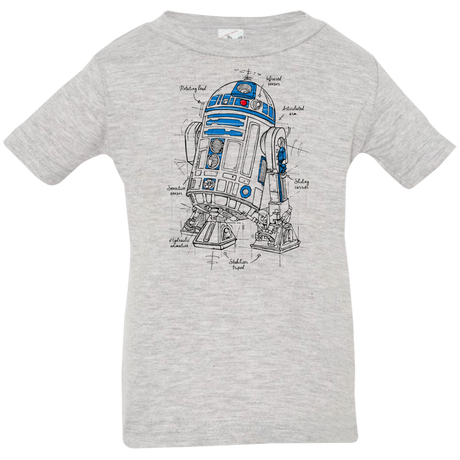 T-Shirts Heather Grey / 6 Months R2D2 Plan Infant Premium T-Shirt