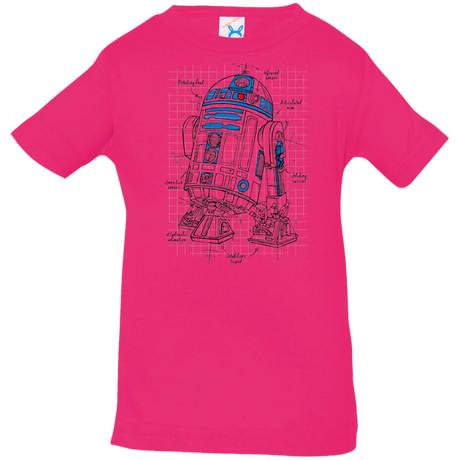 T-Shirts Hot Pink / 6 Months R2D2 Plan Infant Premium T-Shirt