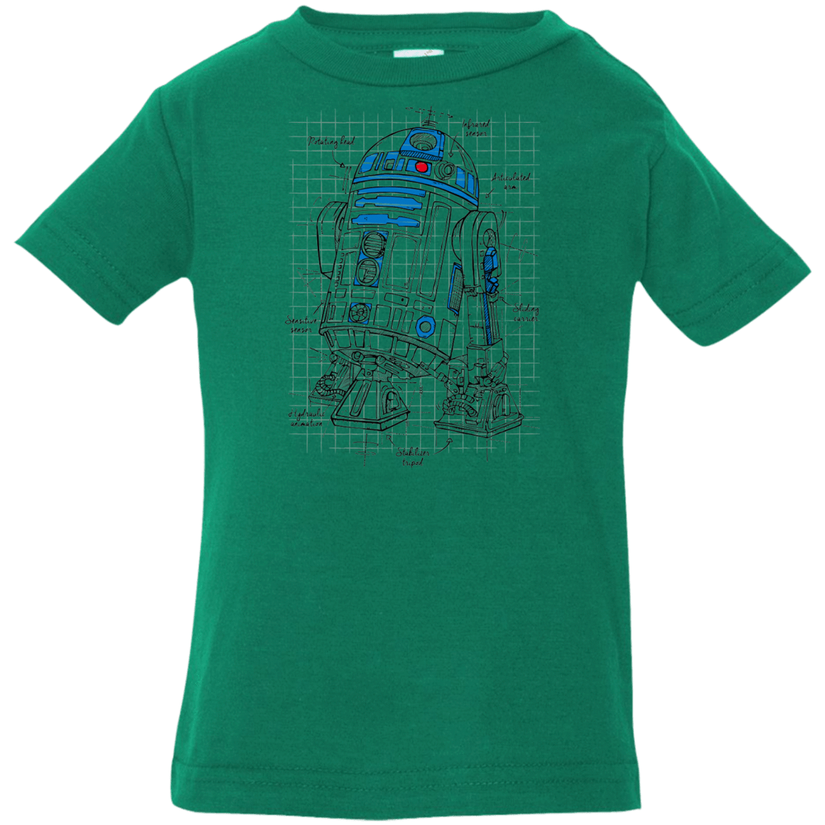 T-Shirts Kelly / 6 Months R2D2 Plan Infant Premium T-Shirt