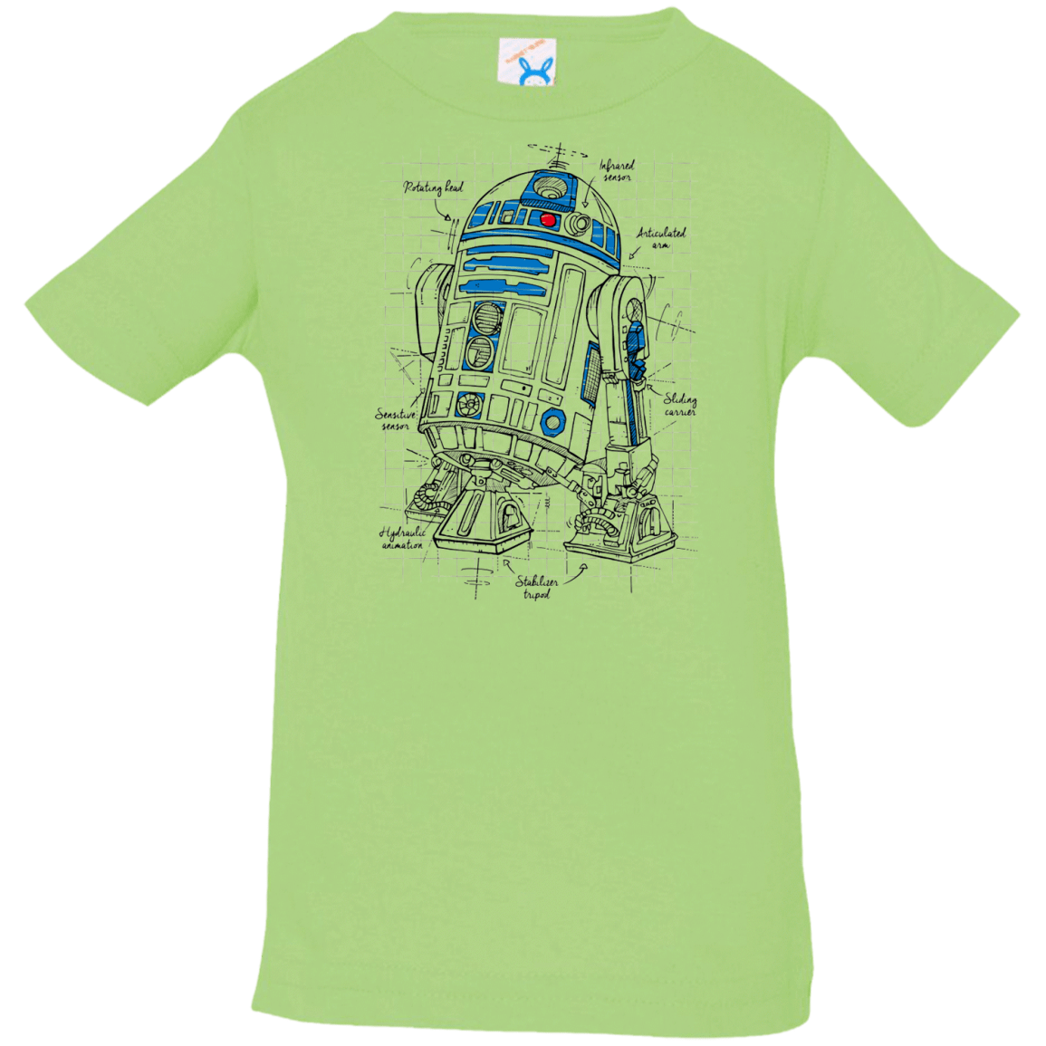T-Shirts Key Lime / 6 Months R2D2 Plan Infant Premium T-Shirt