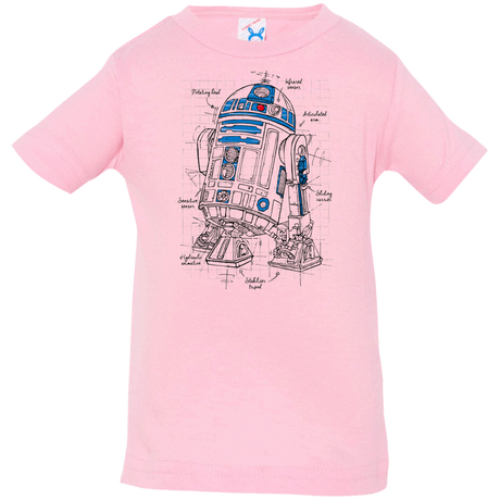 T-Shirts Pink / 6 Months R2D2 Plan Infant Premium T-Shirt