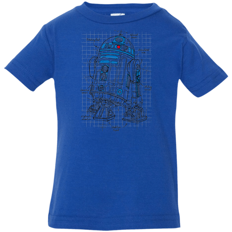 T-Shirts Royal / 6 Months R2D2 Plan Infant Premium T-Shirt