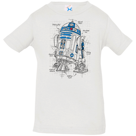T-Shirts White / 6 Months R2D2 Plan Infant Premium T-Shirt
