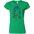 T-Shirts Irish Green / S R2D2 Plan Junior Slimmer-Fit T-Shirt