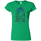 T-Shirts Irish Green / S R2D2 Plan Junior Slimmer-Fit T-Shirt