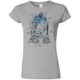 T-Shirts Sport Grey / S R2D2 Plan Junior Slimmer-Fit T-Shirt