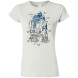 T-Shirts White / S R2D2 Plan Junior Slimmer-Fit T-Shirt