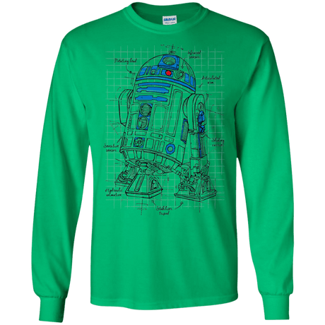 R2D2 Plan Men's Long Sleeve T-Shirt