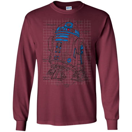 R2D2 Plan Men's Long Sleeve T-Shirt