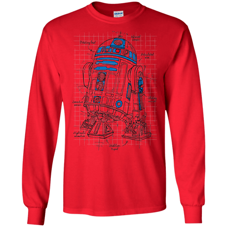 R2D2 Plan Men's Long Sleeve T-Shirt