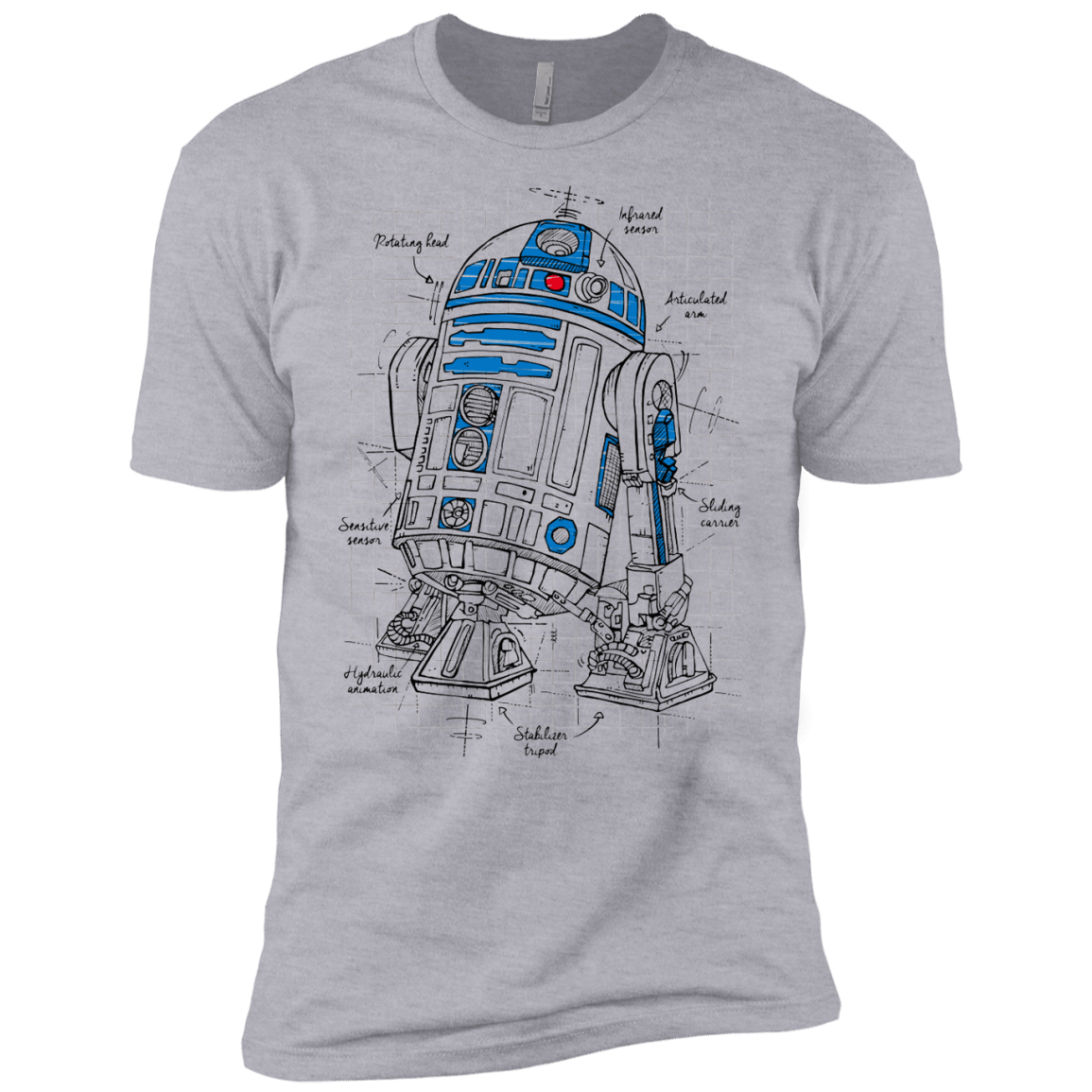 R2D2 Plan Men's Premium T-Shirt