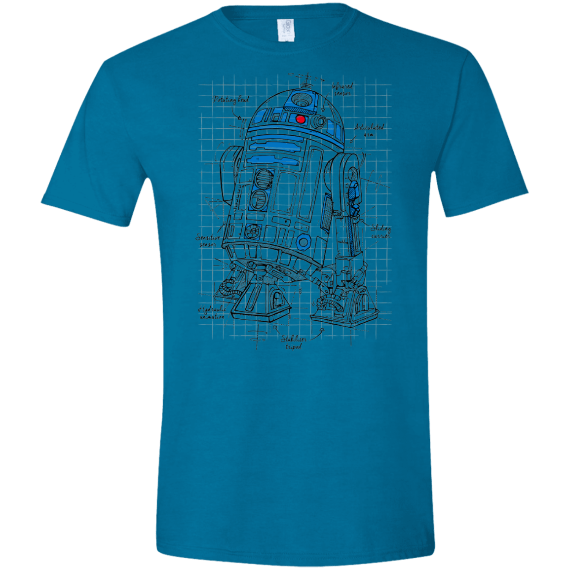 R2D2 Plan Men's Semi-Fitted Softstyle