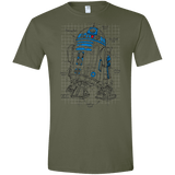 R2D2 Plan Men's Semi-Fitted Softstyle