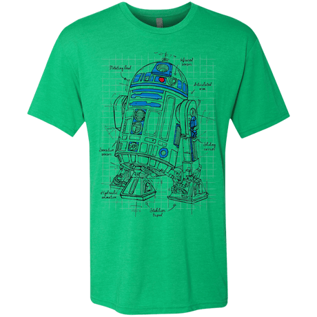 T-Shirts Envy / S R2D2 Plan Men's Triblend T-Shirt